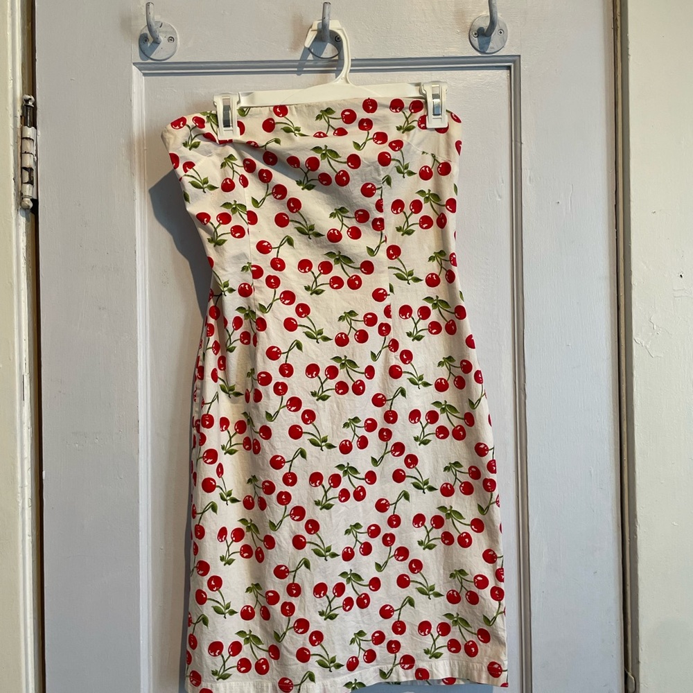 🍒 Vintage Cherry Print Dress 🍒